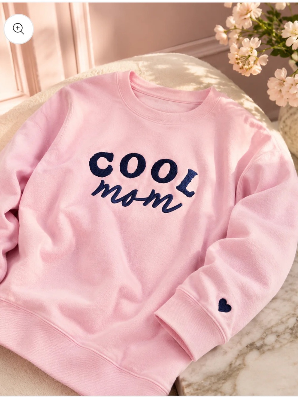Pink "Cool Mom" Sweatshirt